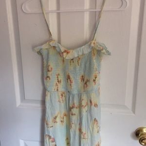 Urban Outfitters Green Floral Fairycore Dress